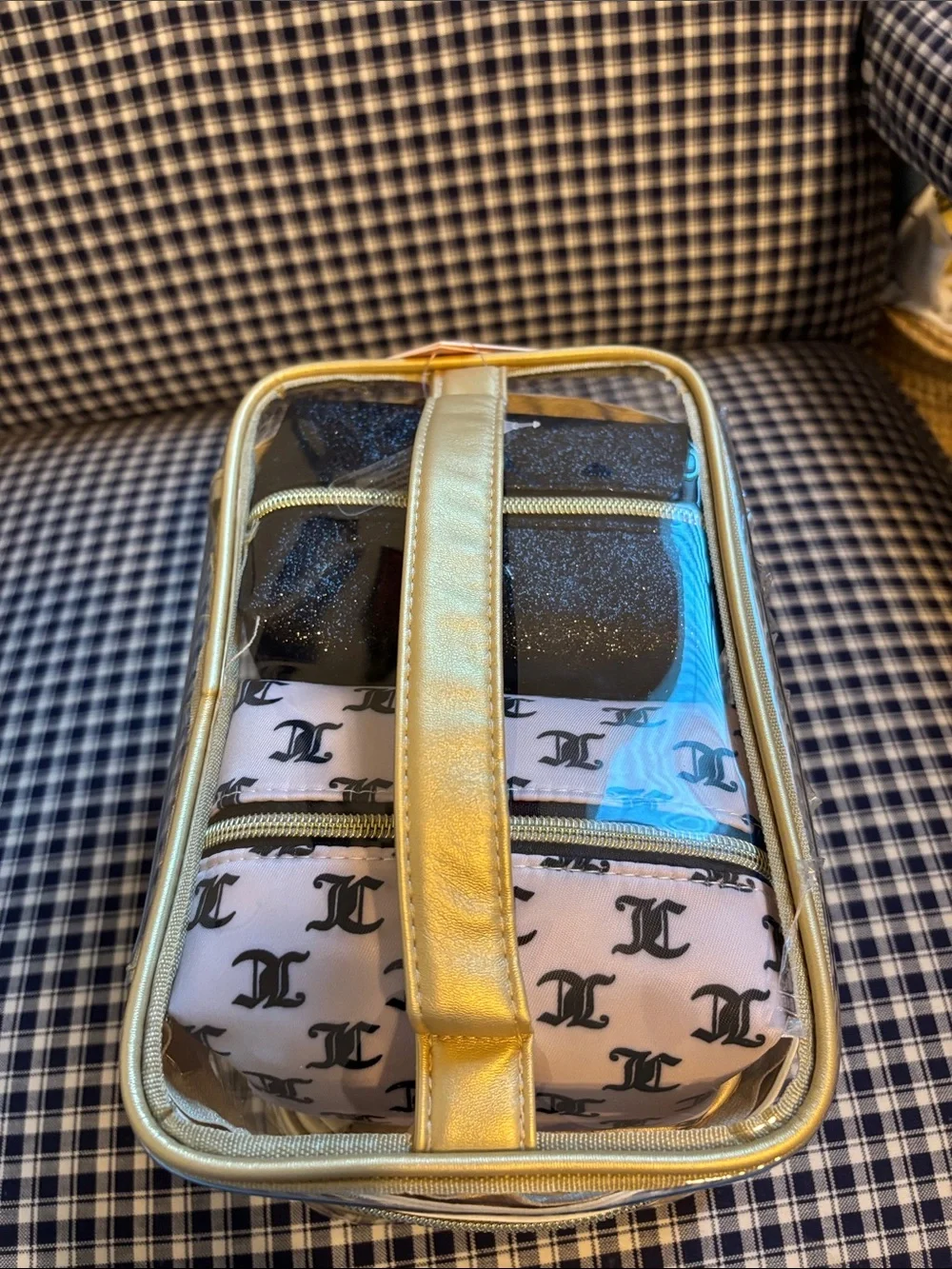 Juicy Couture four nested Cosmetic Bag Set